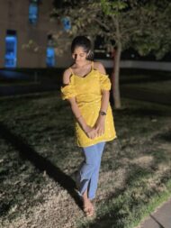 Yellow short Top