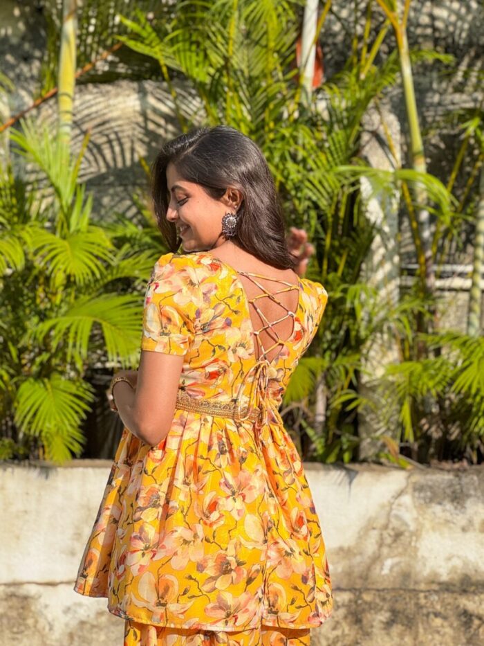 Yellow floral co-ord set - Image 6
