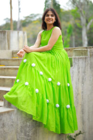 Green Mulcotton Frock