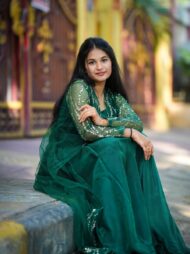 Green Coat Frock - Image 4