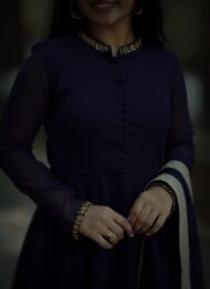 Purple Collar Anarkali - Image 2