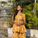 Yellow floral co-ord set