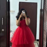 Red Netted Frock