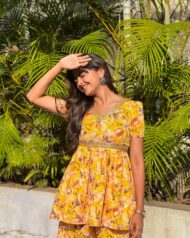Yellow floral co-ord set - Image 3