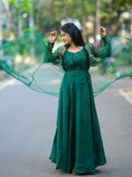 Green Coat Frock - Image 2