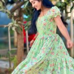 Green Floral Frock