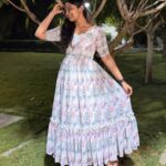 White Georgette Frock