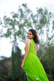 Green Mulcotton Frock - Image 2