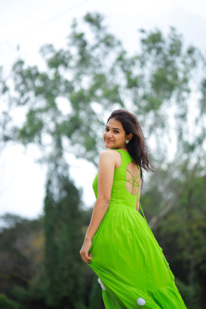 Green Mulcotton Frock - Image 2