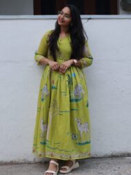 Green Deer Frock