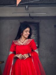 Red Rawsilk Lehanga - Image 2