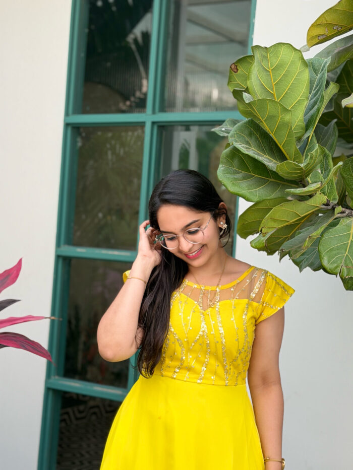 Lemon Yellow Frock - Image 3