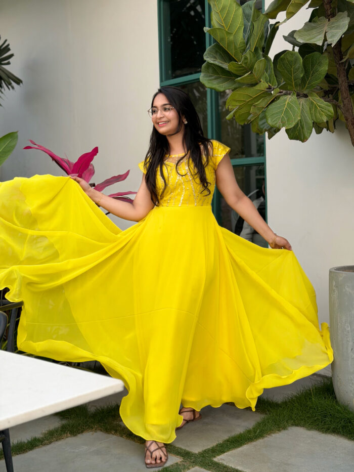 Lemon Yellow Frock - Image 2