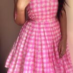 Pink Mul Chanderi Frock