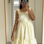 Ivory Mul Chanderi Frock